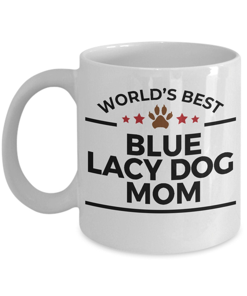 Blue Lacy Dog Mom Coffee Mug - Mallard Moon Gift Shop