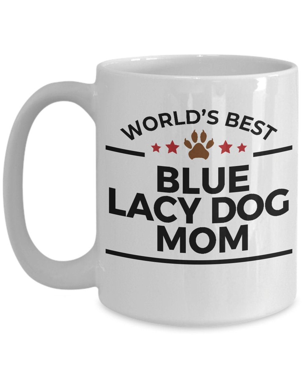 Blue Lacy Dog Mom Coffee Mug - Mallard Moon Gift Shop