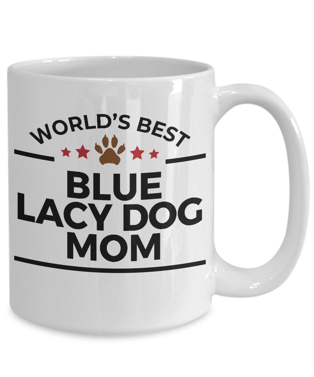 Blue Lacy Dog Mom Coffee Mug - Mallard Moon Gift Shop