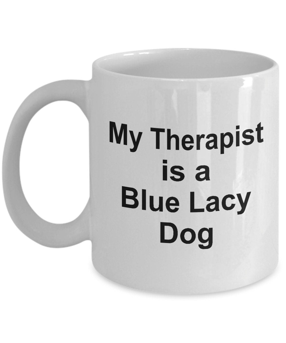 Blue Lacy Dog Therapist Mug - Mallard Moon Gift Shop