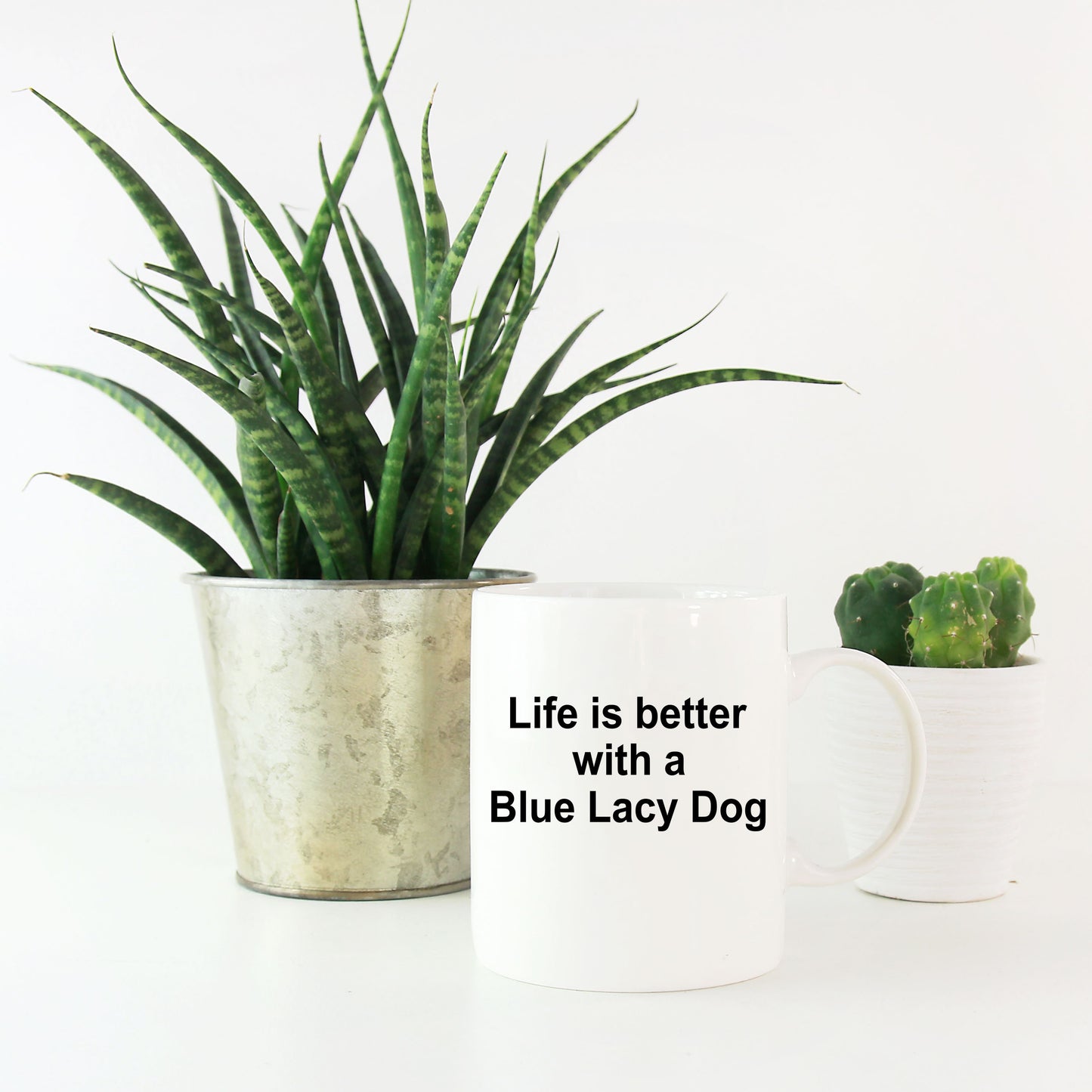 Blue Lacy Dog Coffee Mug - Life is Better with a Blue Lacy - Mallard Moon Gift Shop