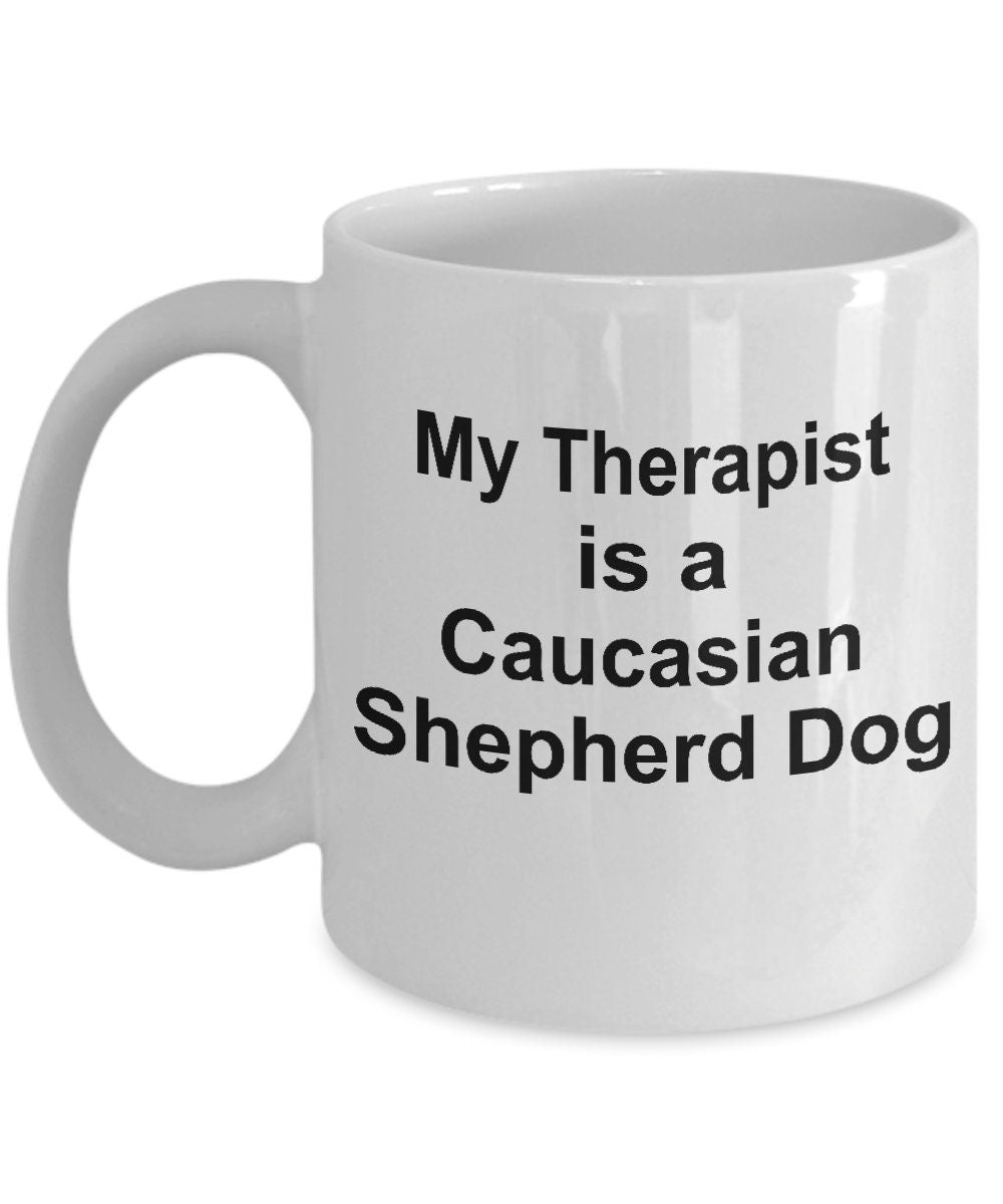 Caucasian Shepherd Dog Therapist Mug - Mallard Moon Gift Shop