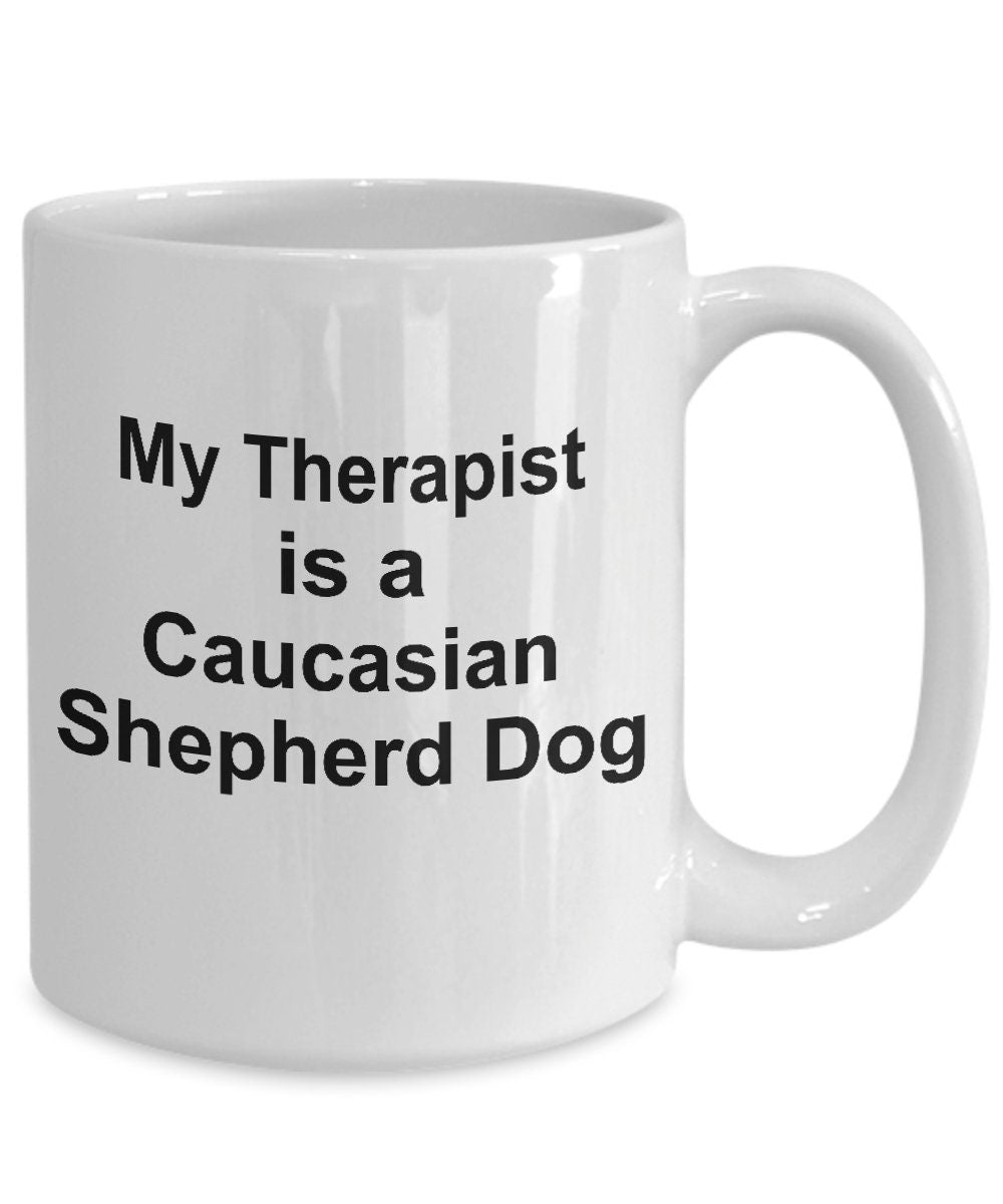 Caucasian Shepherd Dog Therapist Mug - Mallard Moon Gift Shop