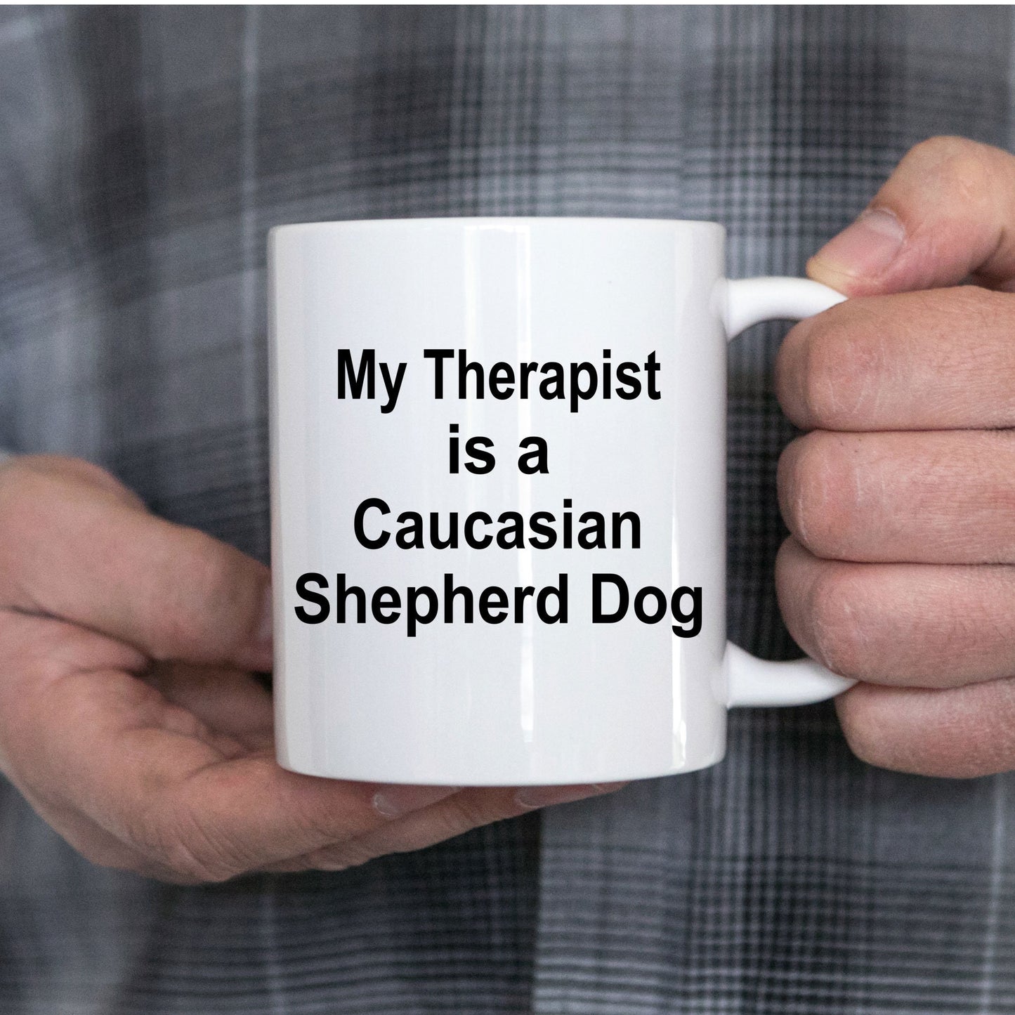 Caucasian Shepherd Dog Therapist Mug - Mallard Moon Gift Shop