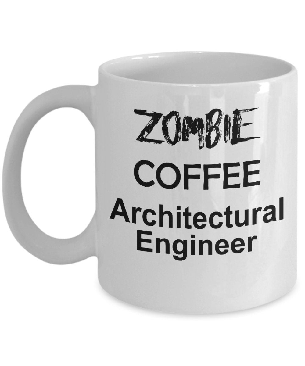 Architectural Engineer Zombie Mug - Mallard Moon Gift Shop
