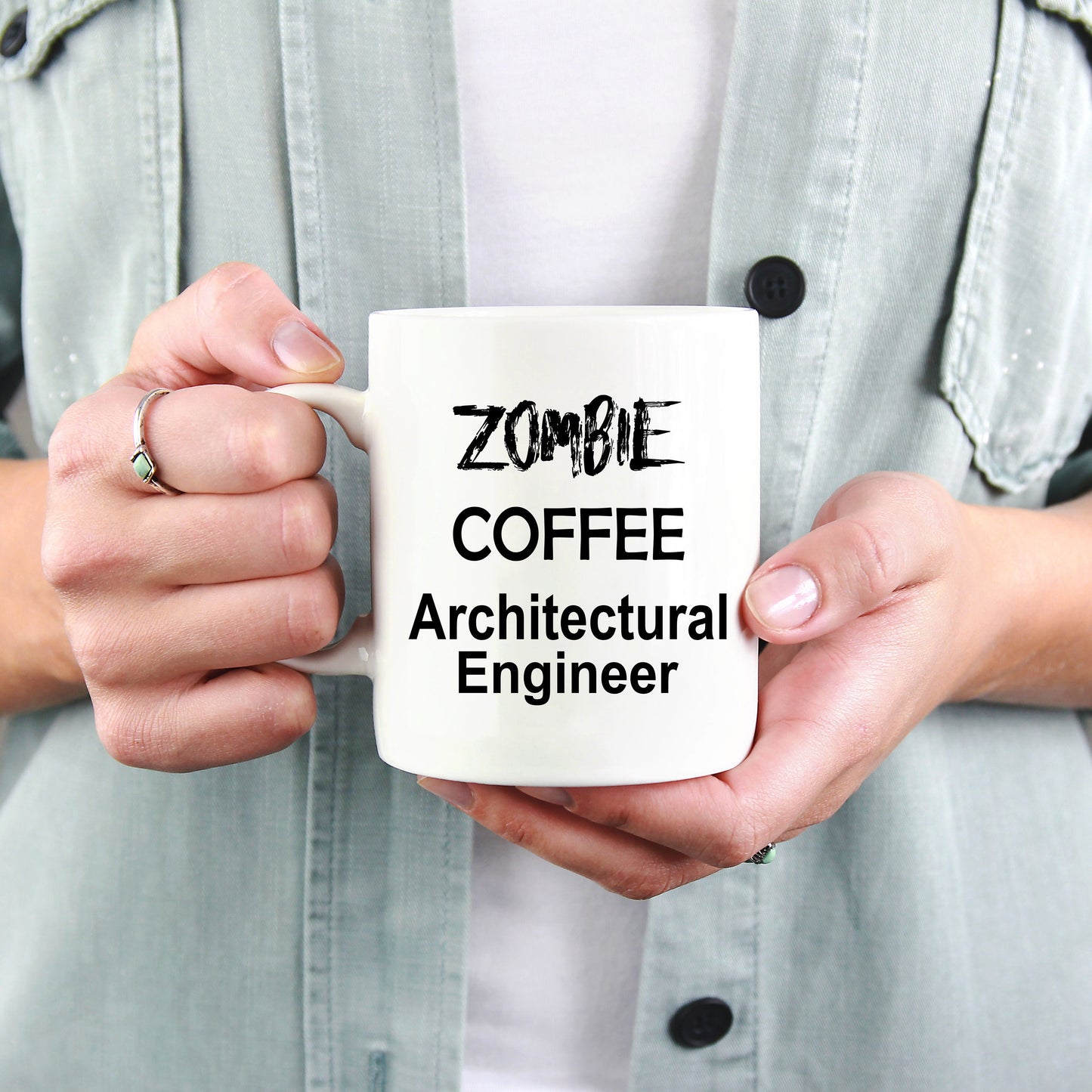 Architectural Engineer Zombie Mug - Mallard Moon Gift Shop