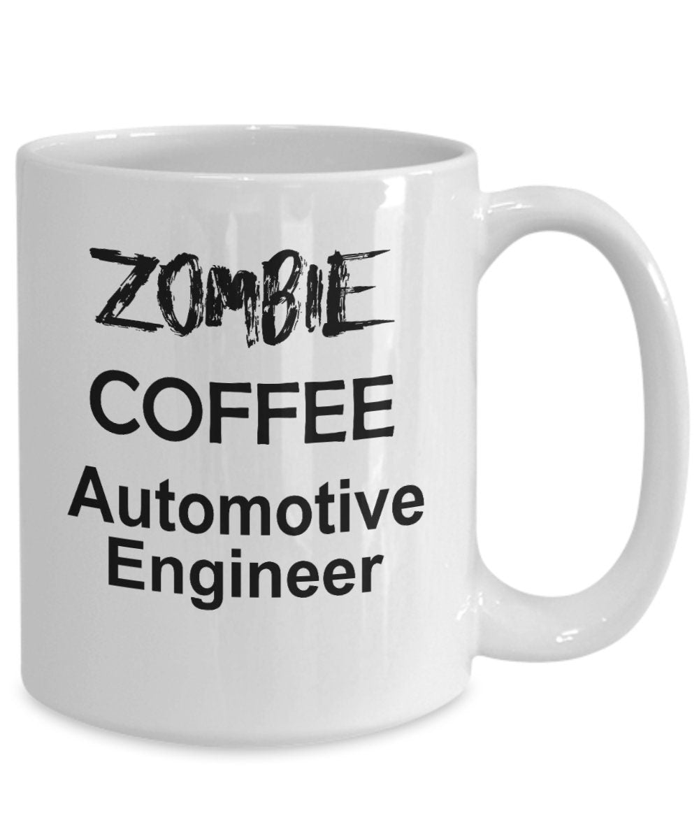 Automotive Engineer Zombie Mug - Mallard Moon Gift Shop