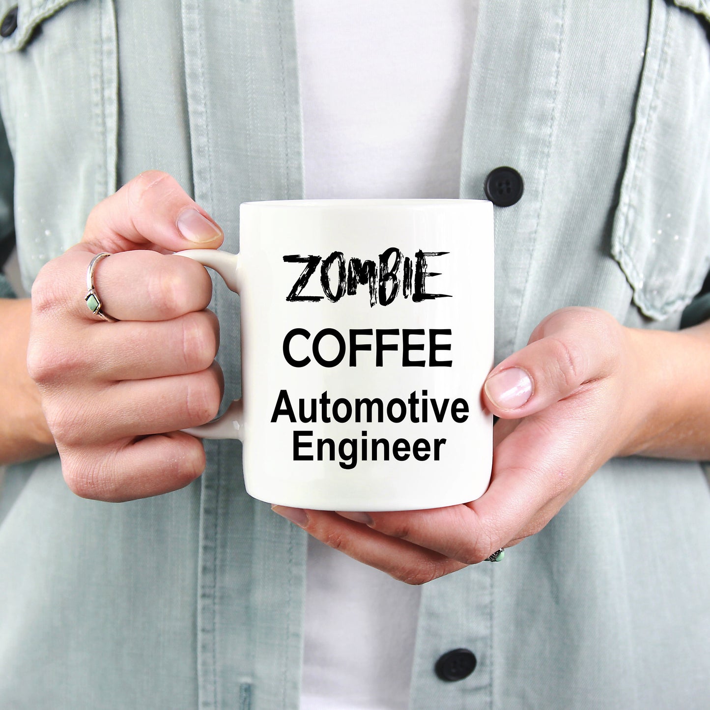 Automotive Engineer Zombie Mug - Mallard Moon Gift Shop