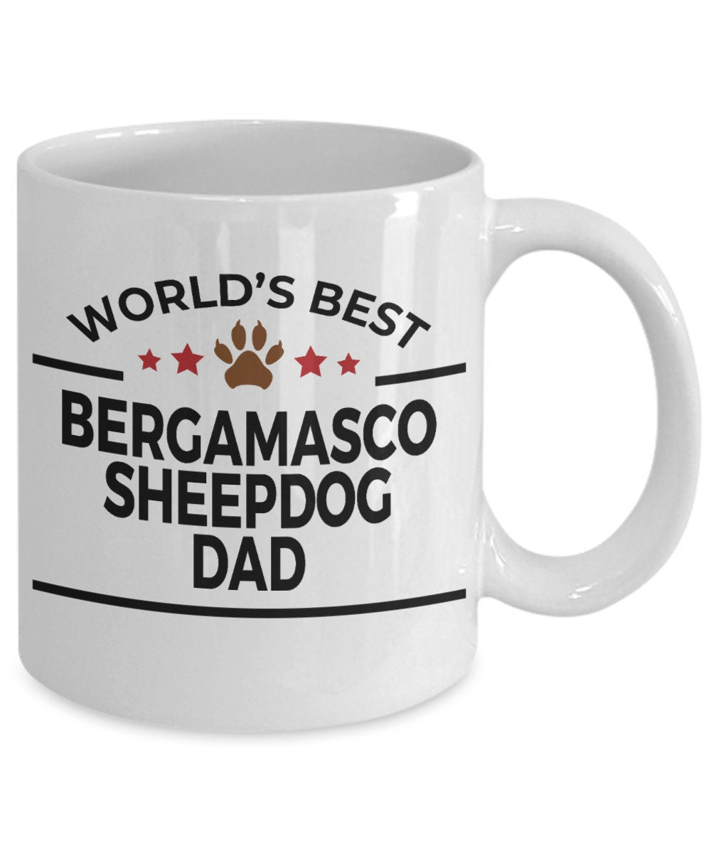 Bergamasco Sheepdog Dad Mug - Mallard Moon Gift Shop