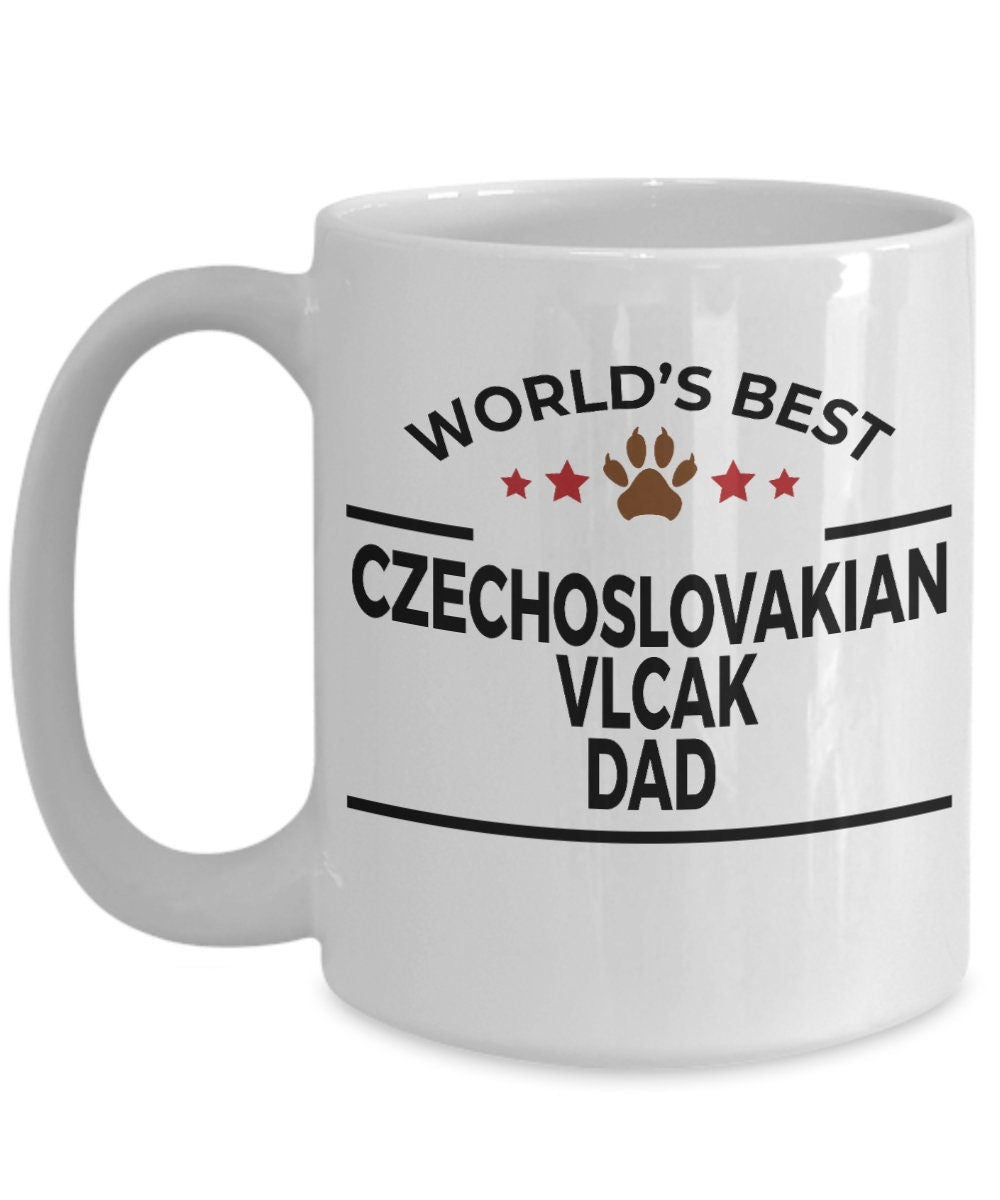 Czechoslovakian Vlcak Dog Dad Mug - Mallard Moon Gift Shop