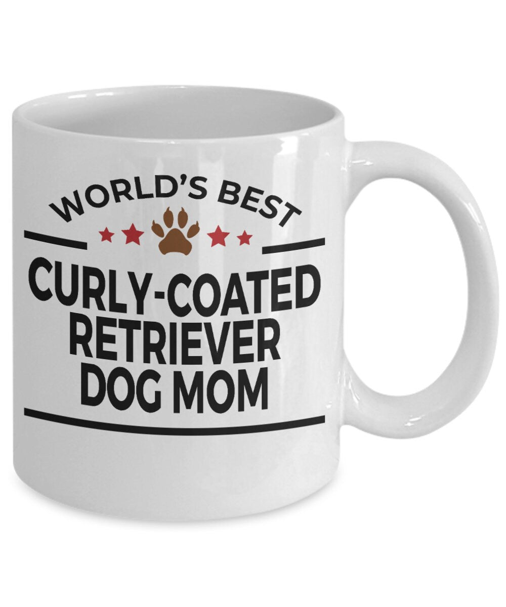 Curly-coated Retriever Dog Mom Mug - Mallard Moon Gift Shop