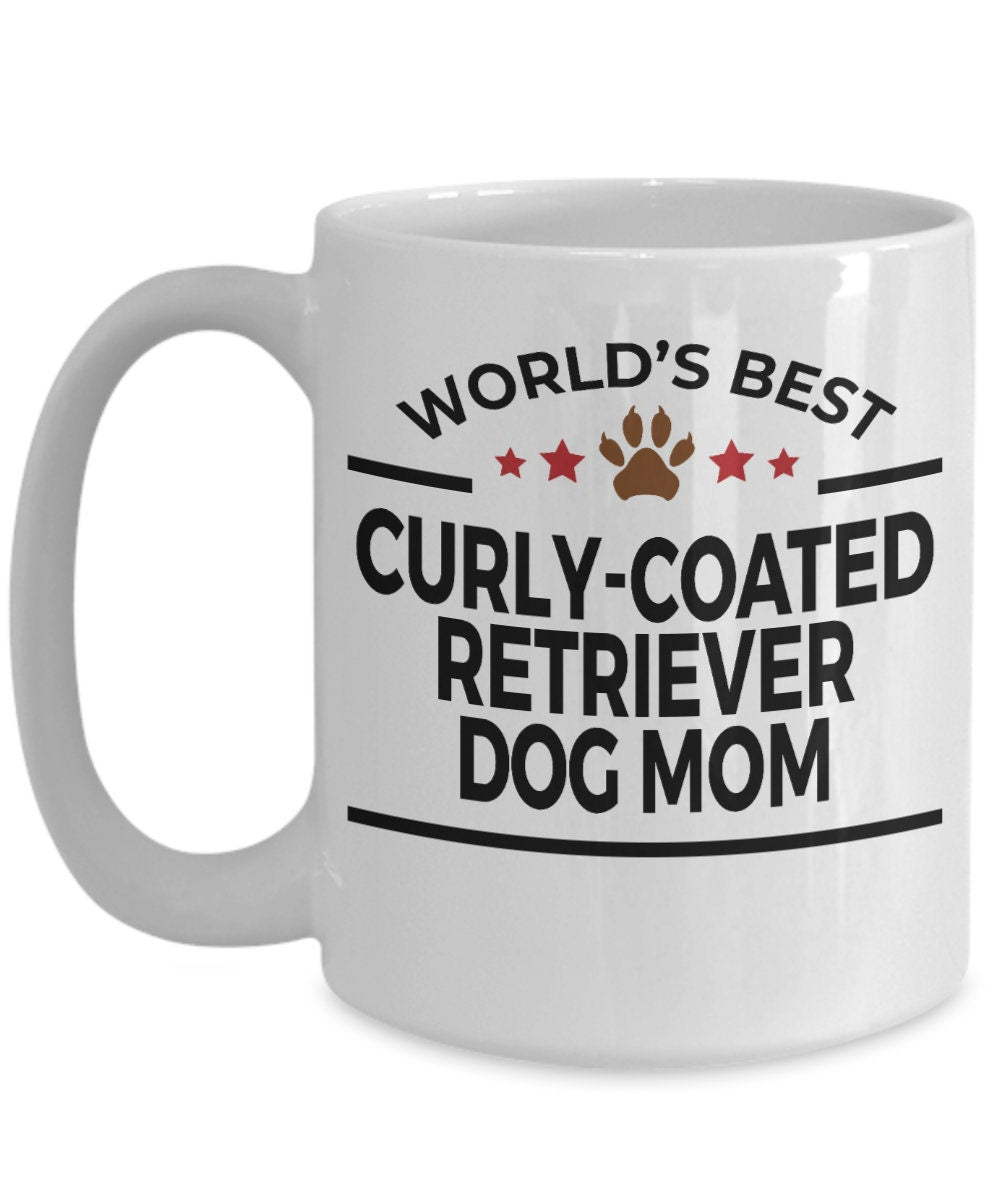 Curly-coated Retriever Dog Mom Mug - Mallard Moon Gift Shop