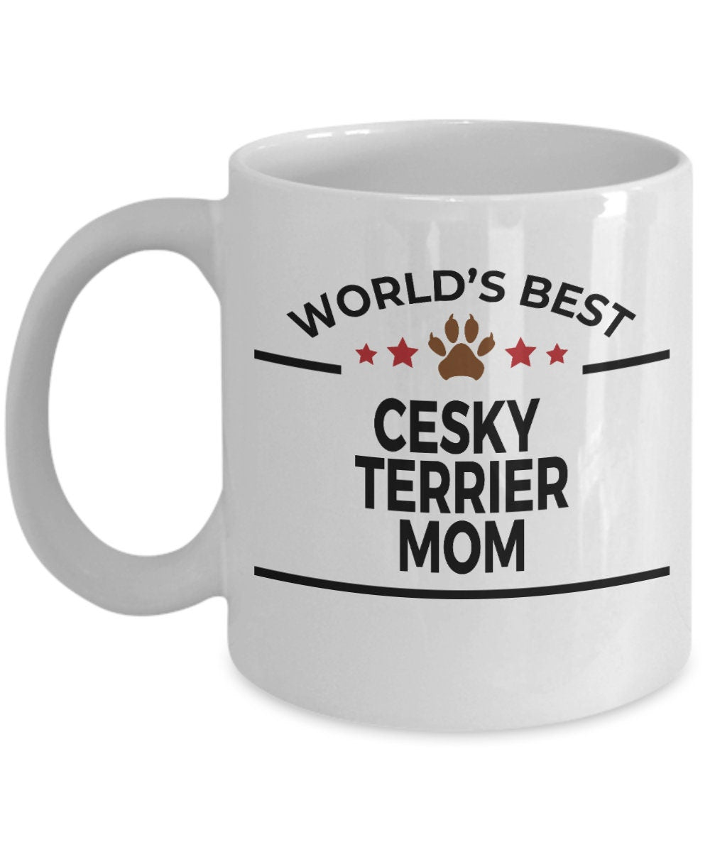 Cesky Terrier Dog Mom Mug - Mallard Moon Gift Shop