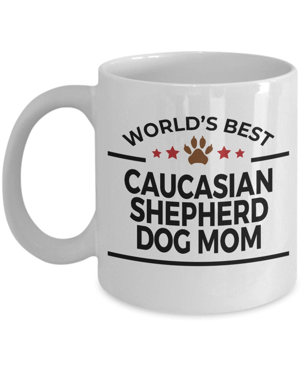 Caucasian Shepherd Dog Mom Coffee Mug - Mallard Moon Gift Shop