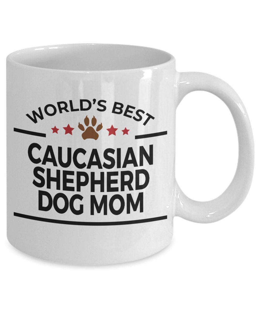 Caucasian Shepherd Dog Mom Coffee Mug - Mallard Moon Gift Shop