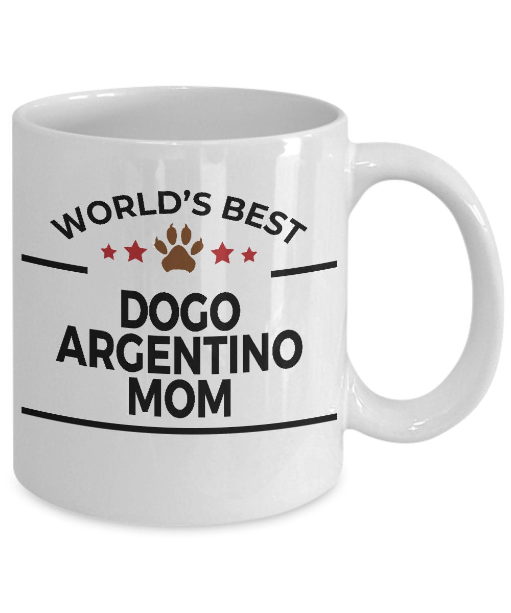 Dogo Argentino Dog Mom Coffee Mug