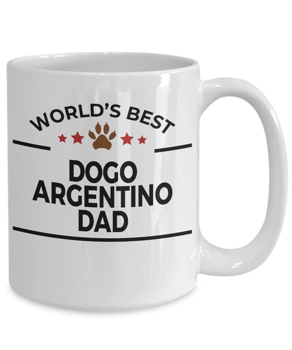 Dogo Argentino Dog Dad Mug - Mallard Moon Gift Shop