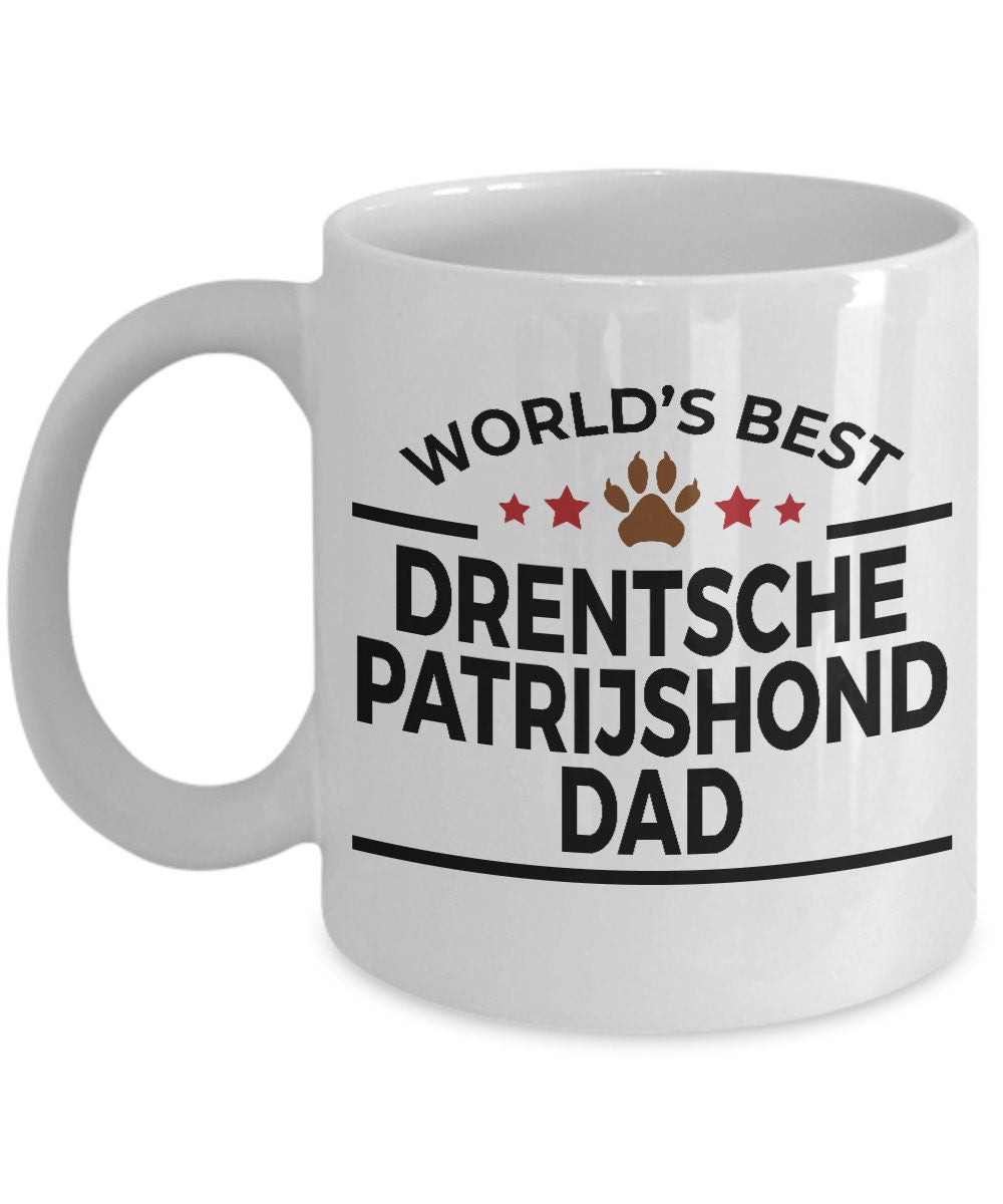 Drentsche Patrijshond Dog Dad Coffee Mug - Mallard Moon Gift Shop