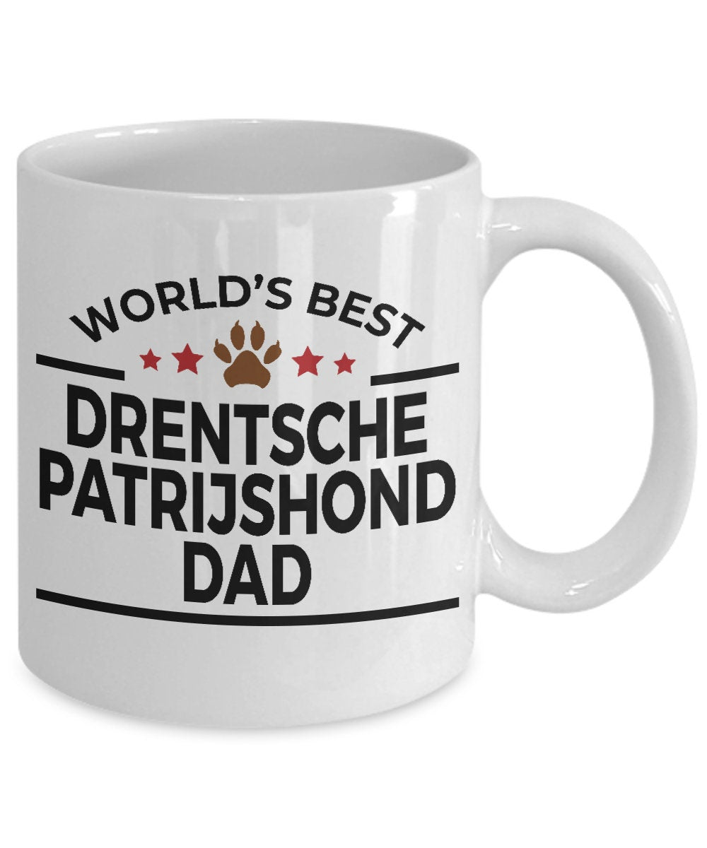 Drentsche Patrijshond Dog Dad Coffee Mug - Mallard Moon Gift Shop