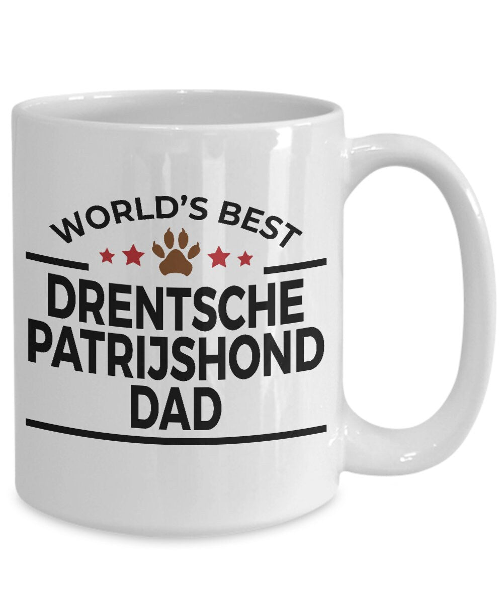 Drentsche Patrijshond Dog Dad Coffee Mug - Mallard Moon Gift Shop