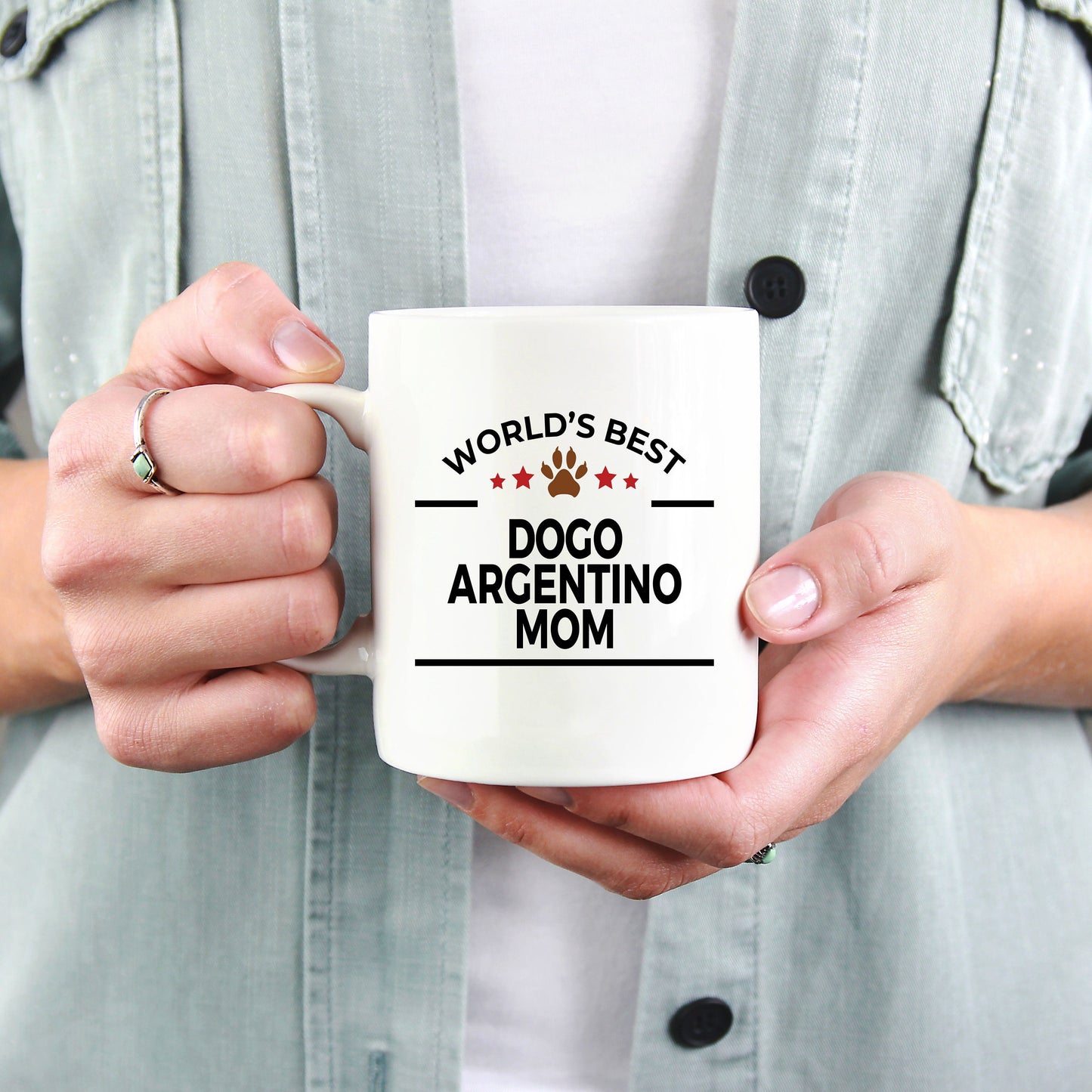 Dogo Argentino Dog Mom Coffee Mug