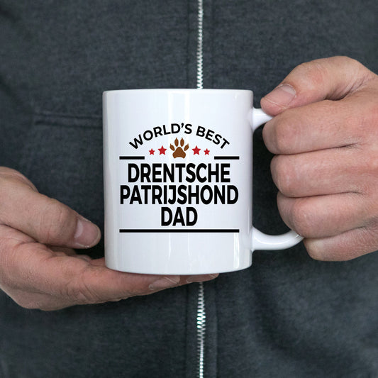Drentsche Patrijshond Dog Dad Coffee Mug - Mallard Moon Gift Shop