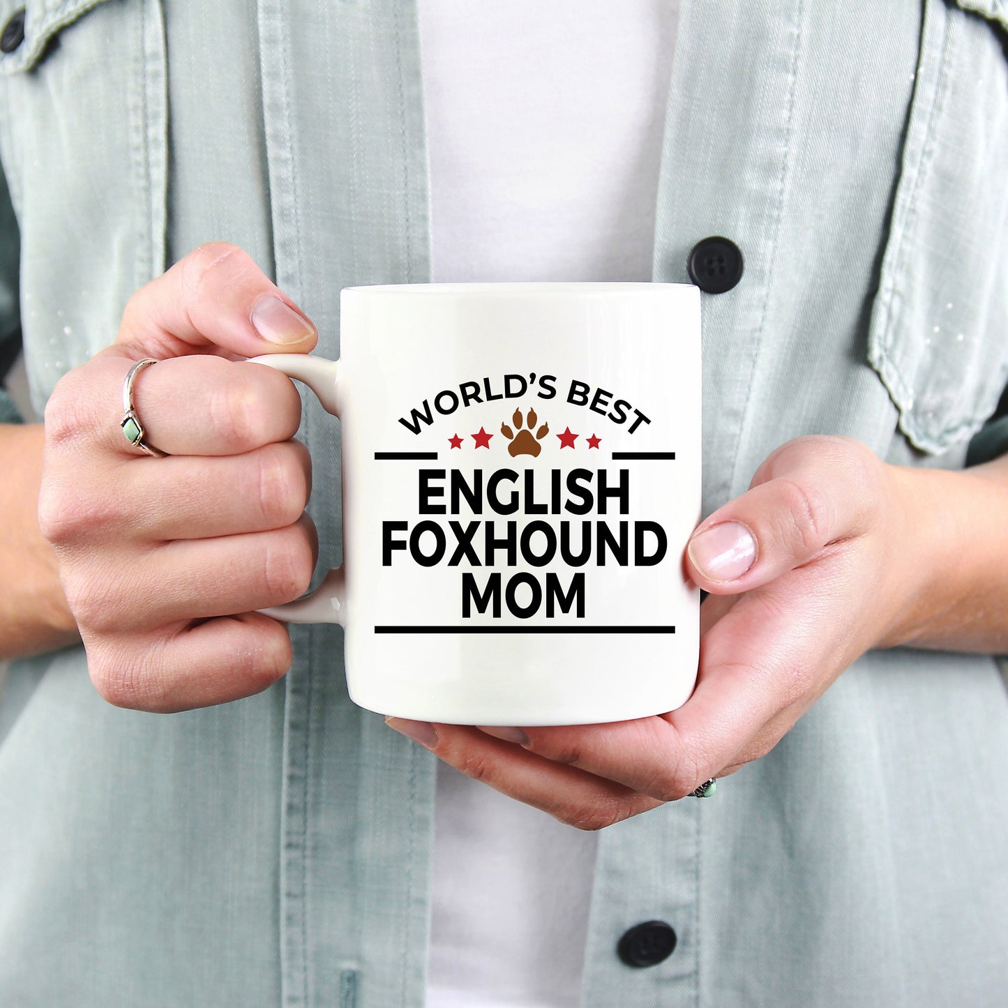 English Foxhound Dog Mom Coffee Mug