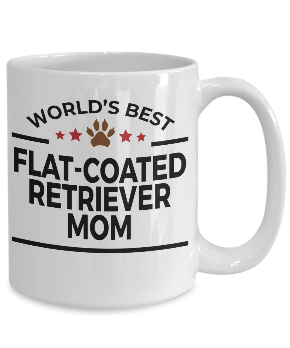 Flat-Coated Retriever Dog Mom Coffee Mug - Mallard Moon Gift Shop