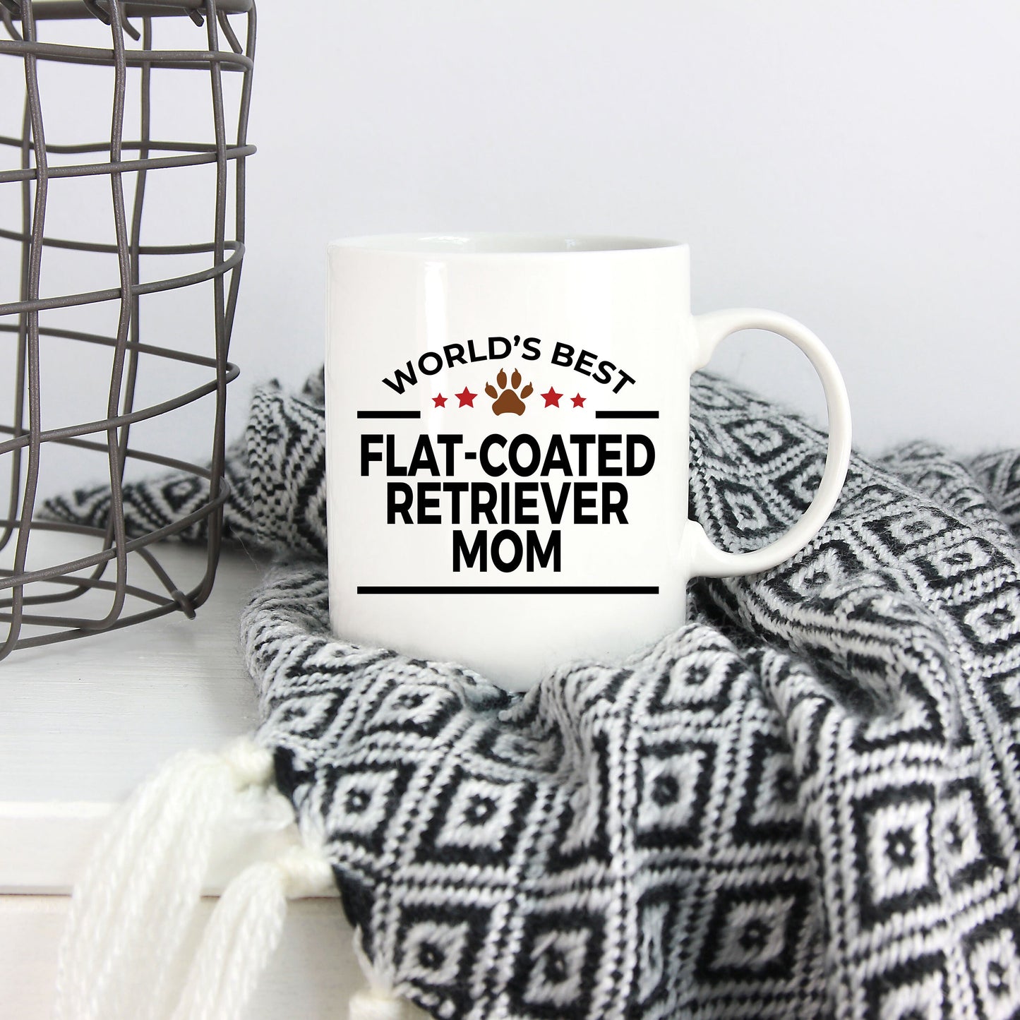 Flat-Coated Retriever Dog Mom Coffee Mug - Mallard Moon Gift Shop
