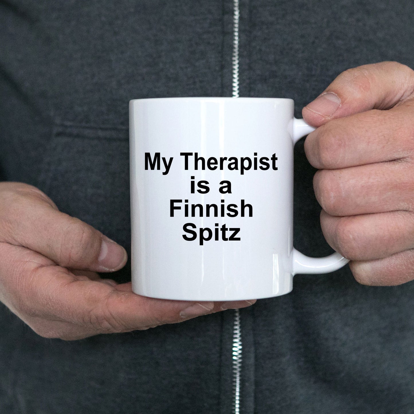 Finnish Spitz Dog Therapist Mug - Mallard Moon Gift Shop