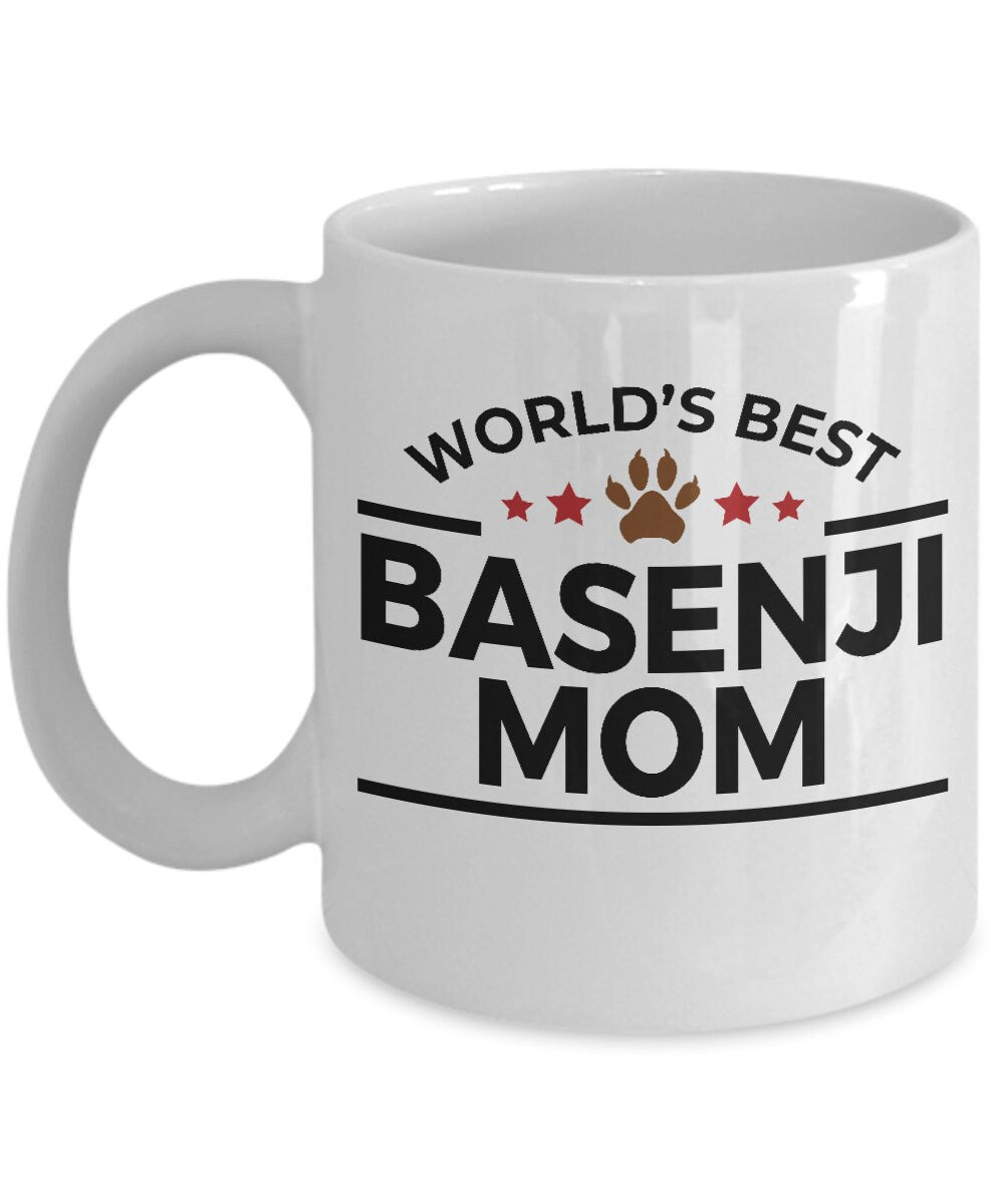 Basenji Dog Mom Mug - Mallard Moon Gift Shop