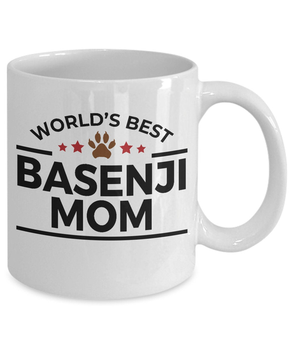 Basenji Dog Mom Mug - Mallard Moon Gift Shop