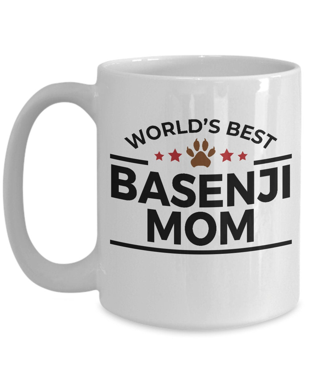 Basenji Dog Mom Mug - Mallard Moon Gift Shop