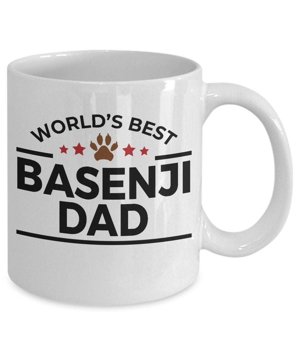 Basenji Dog Dad Mug - Mallard Moon Gift Shop