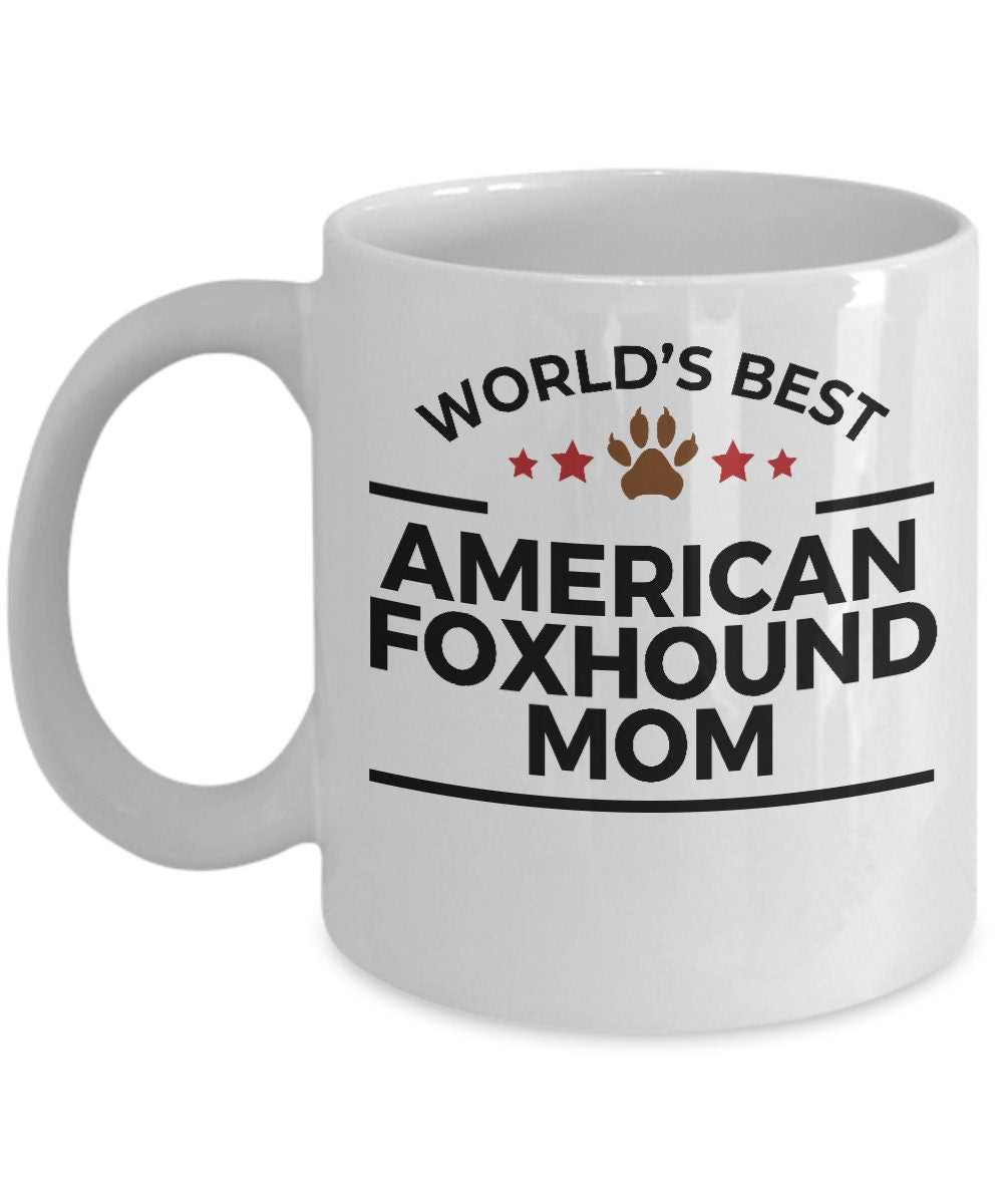 American Foxhound Dog Mom Coffee Mug - Mallard Moon Gift Shop