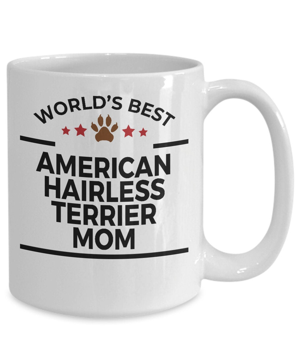 American Hairless Terrier Dog Mom Mug - Mallard Moon Gift Shop
