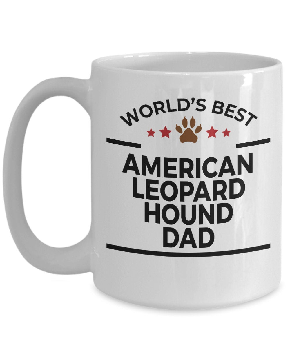 American Leopard Hound Dog Dad Mug - Mallard Moon Gift Shop