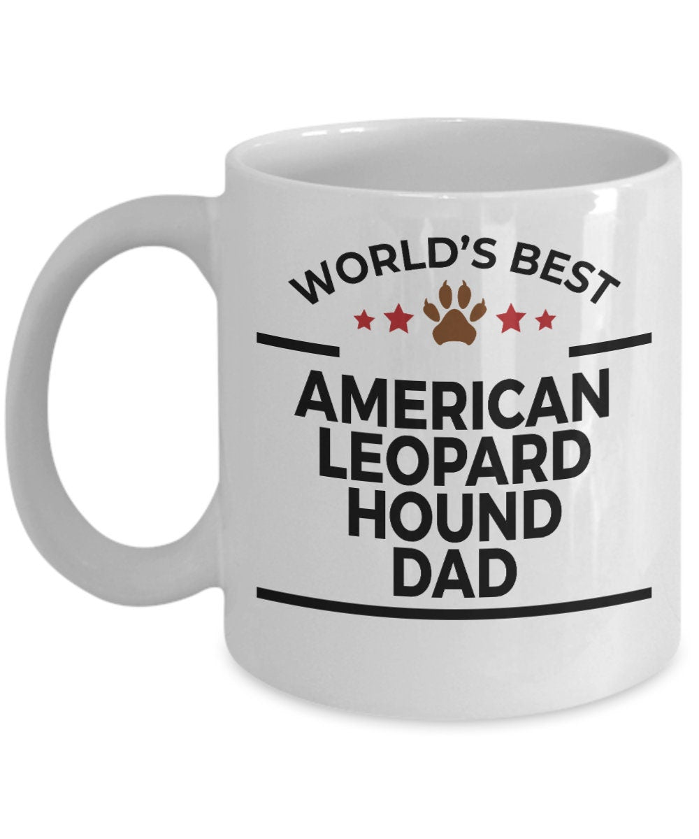 American Leopard Hound Dog Dad Mug - Mallard Moon Gift Shop