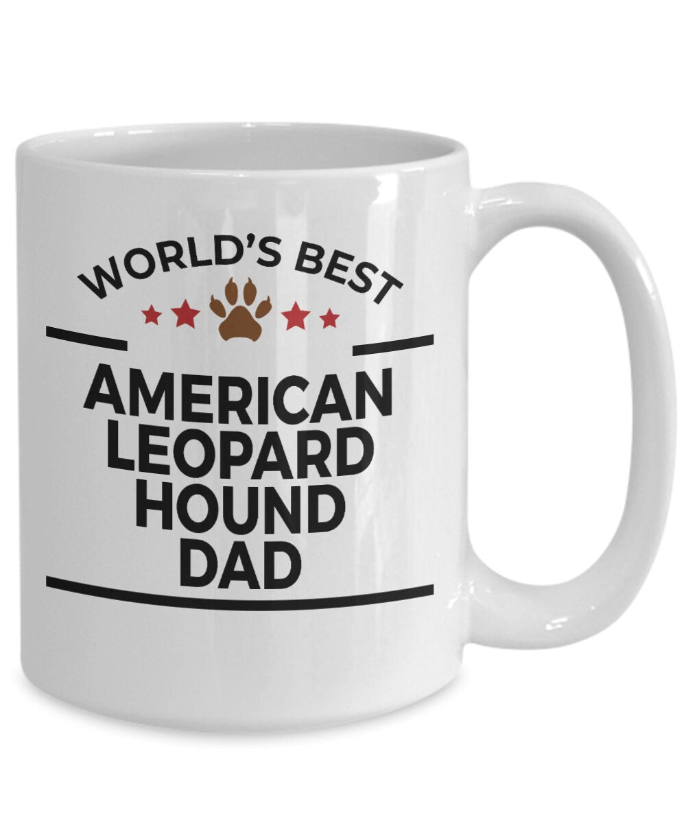 American Leopard Hound Dog Dad Mug - Mallard Moon Gift Shop