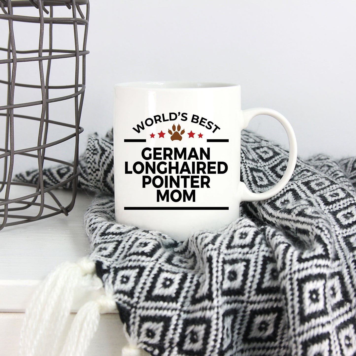 German Longhaired Pointer Dog Mom Mug - Mallard Moon Gift Shop