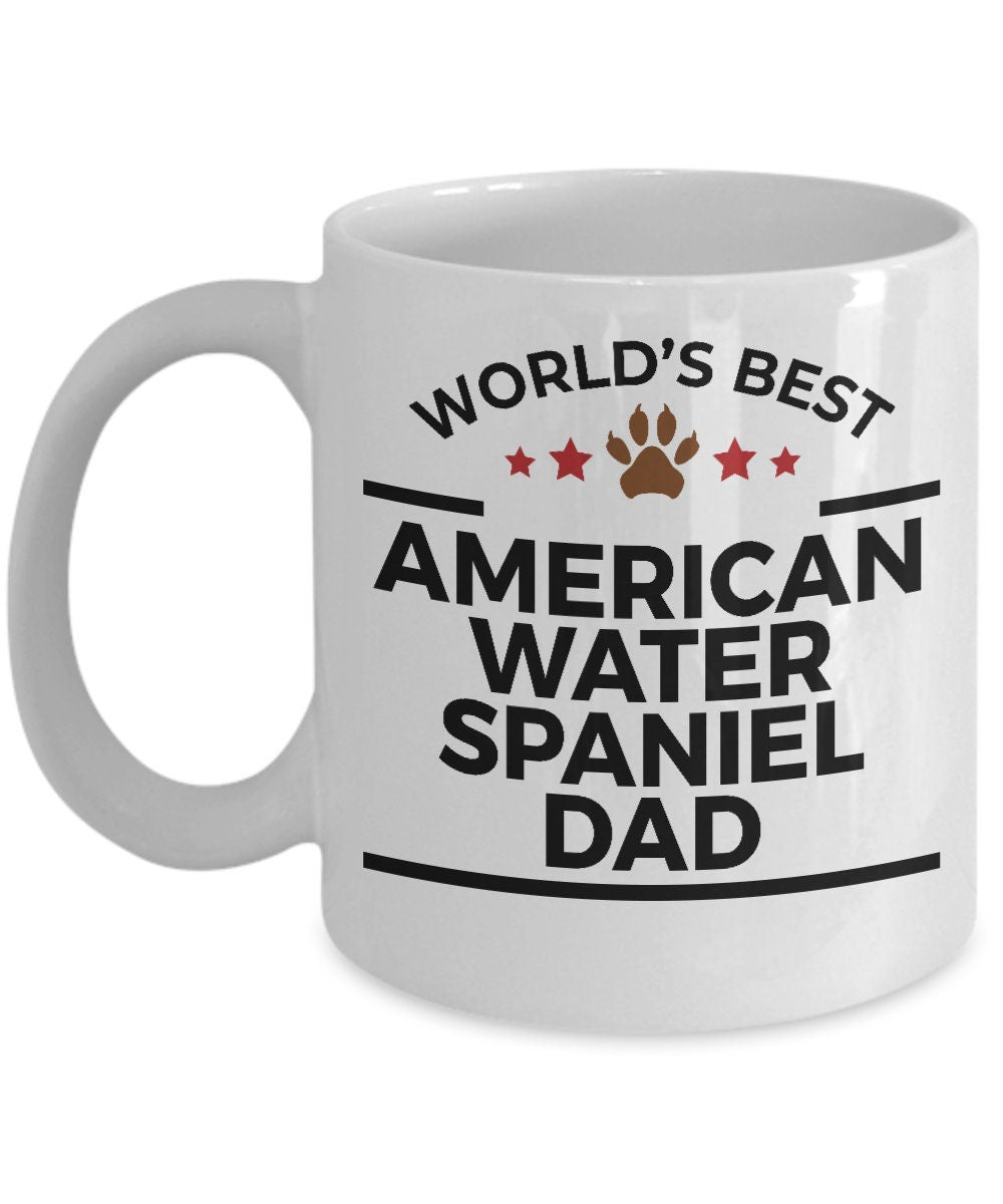American Water Spaniel Dog Dad Mug - Mallard Moon Gift Shop
