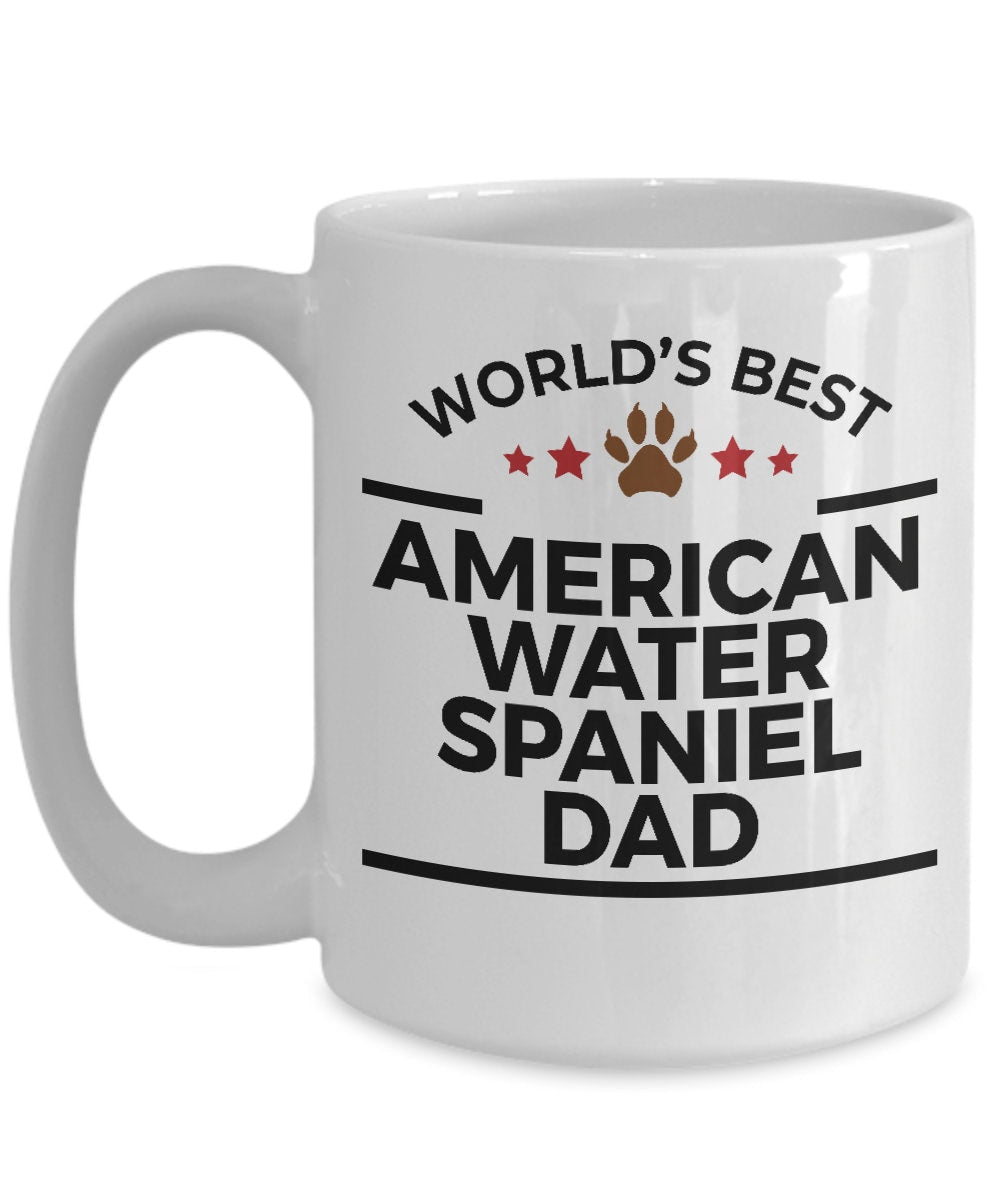 American Water Spaniel Dog Dad Mug - Mallard Moon Gift Shop