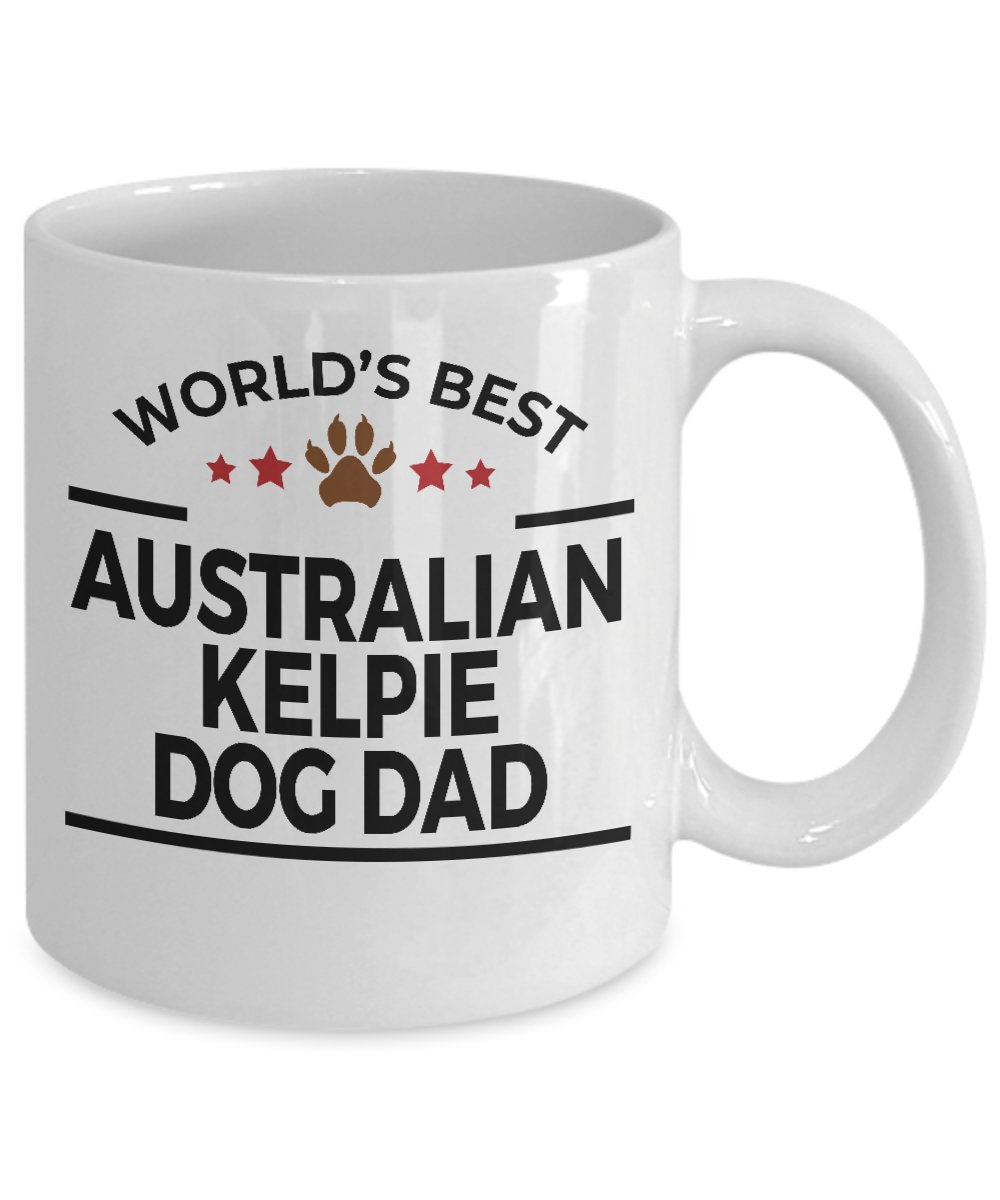 Australian Kelpie Dog Dad Mug - Mallard Moon Gift Shop