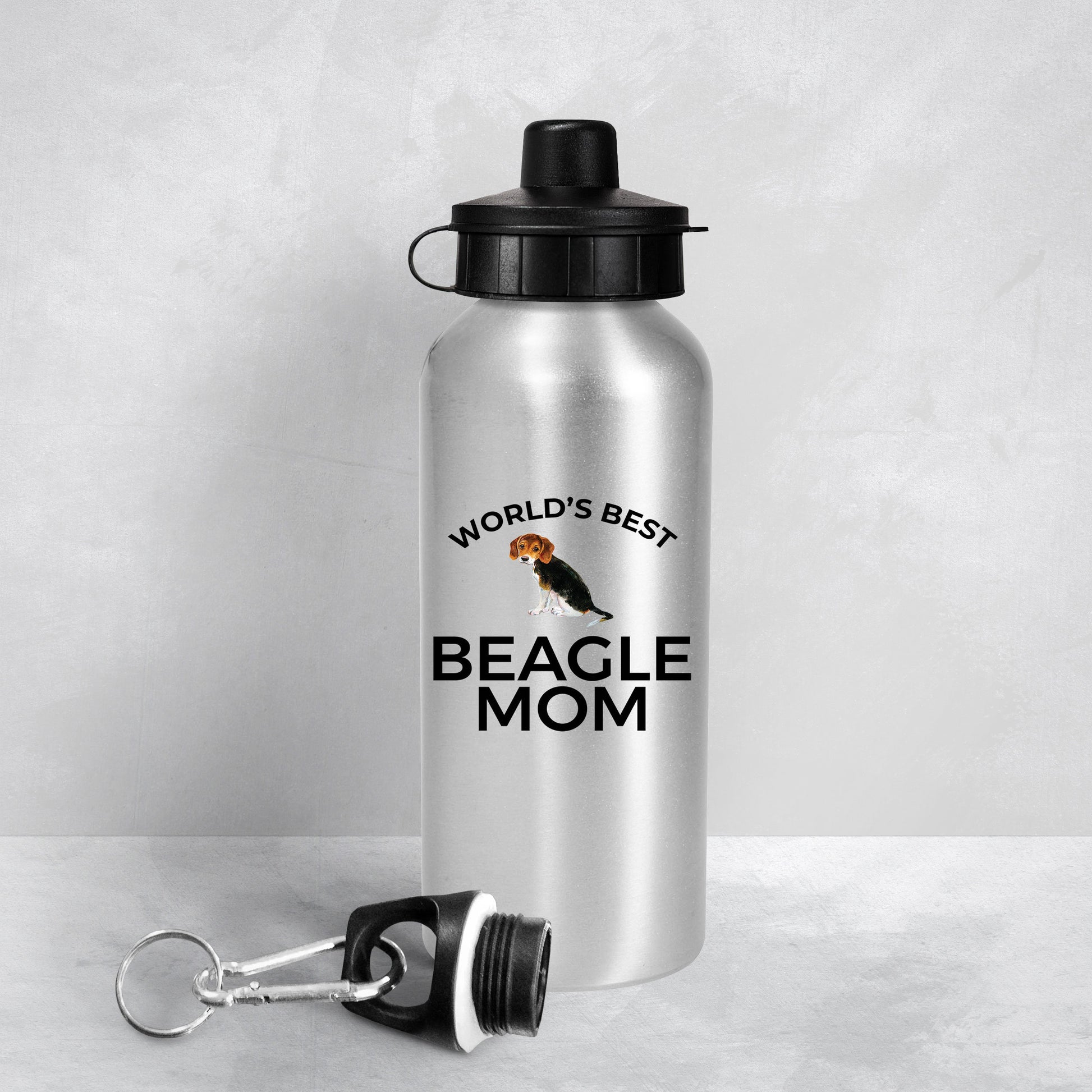 Beagle Dog Mom Water Bottle - Mallard Moon Gift Shop