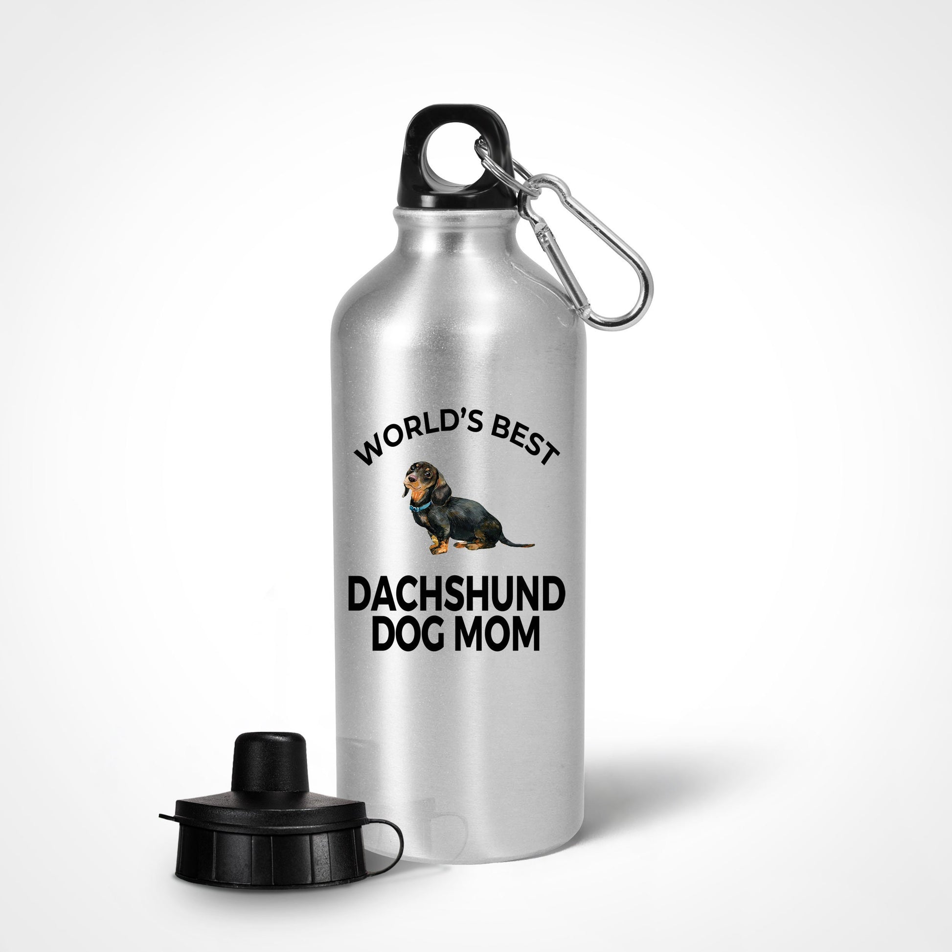 Dachshund Dog Mom Aluminum BPA-free Water Bottle - Mallard Moon Gift Shop