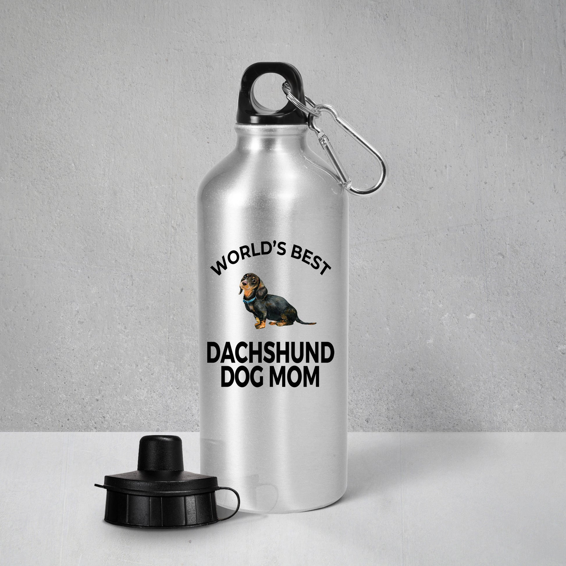 Dachshund Dog Mom Aluminum BPA-free Water Bottle - Mallard Moon Gift Shop