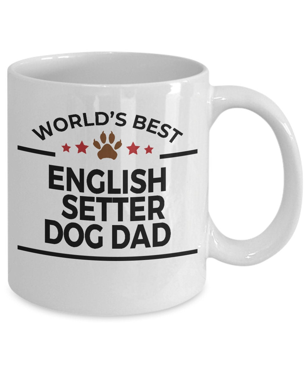 English Setter Dog Dad Mug - Mallard Moon Gift Shop