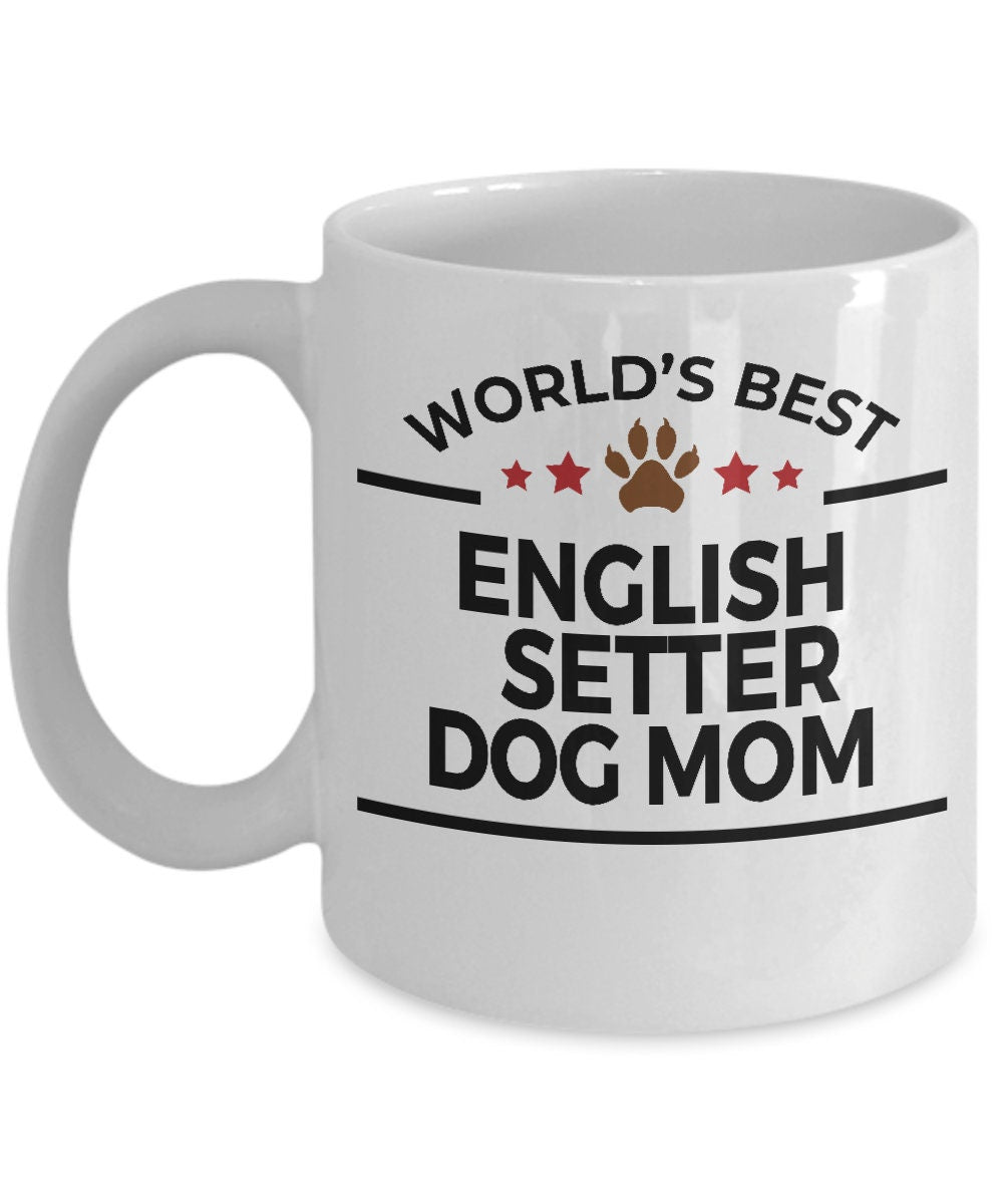 English Setter Dog Mom Mug - Mallard Moon Gift Shop