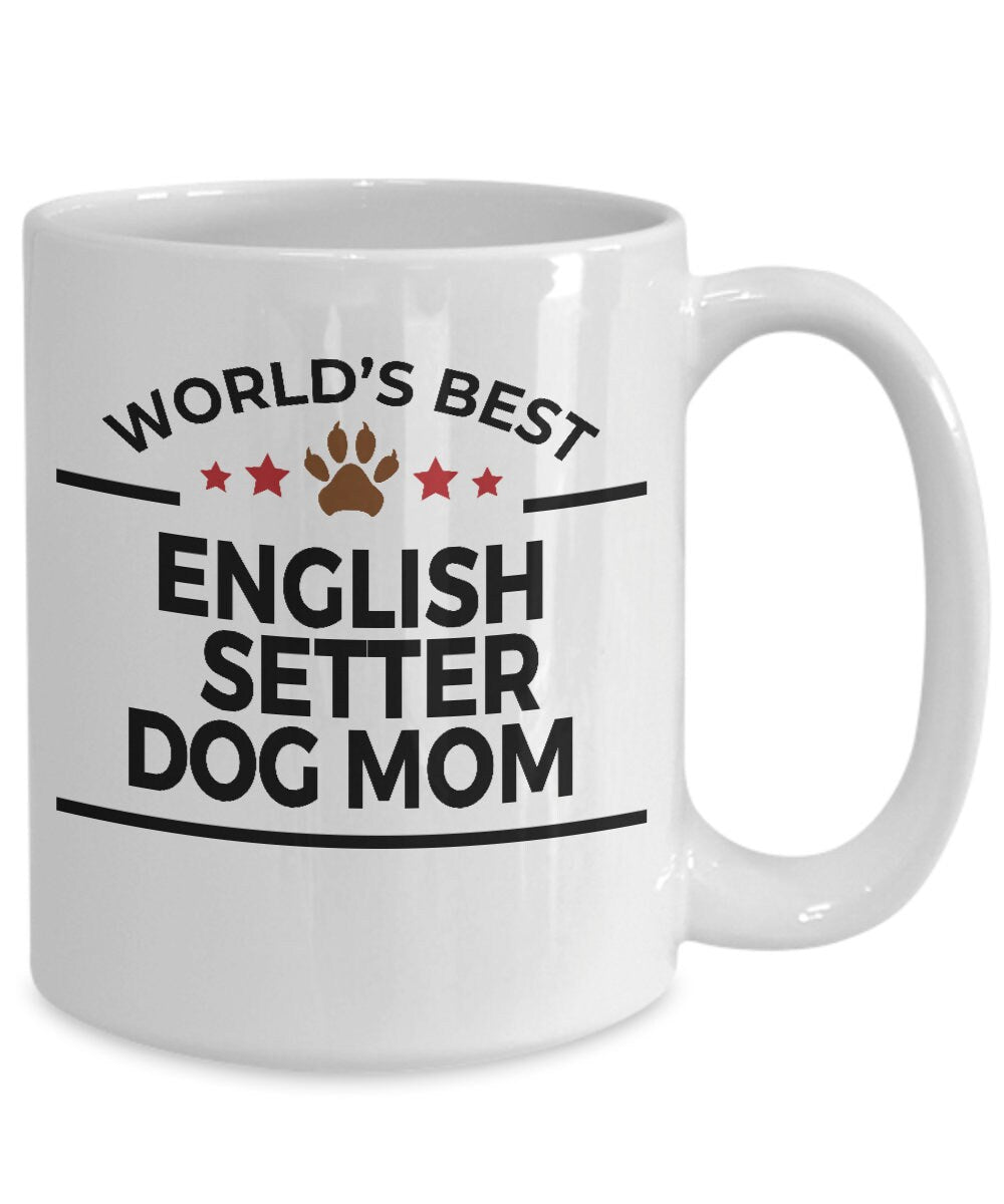 English Setter Dog Mom Mug - Mallard Moon Gift Shop