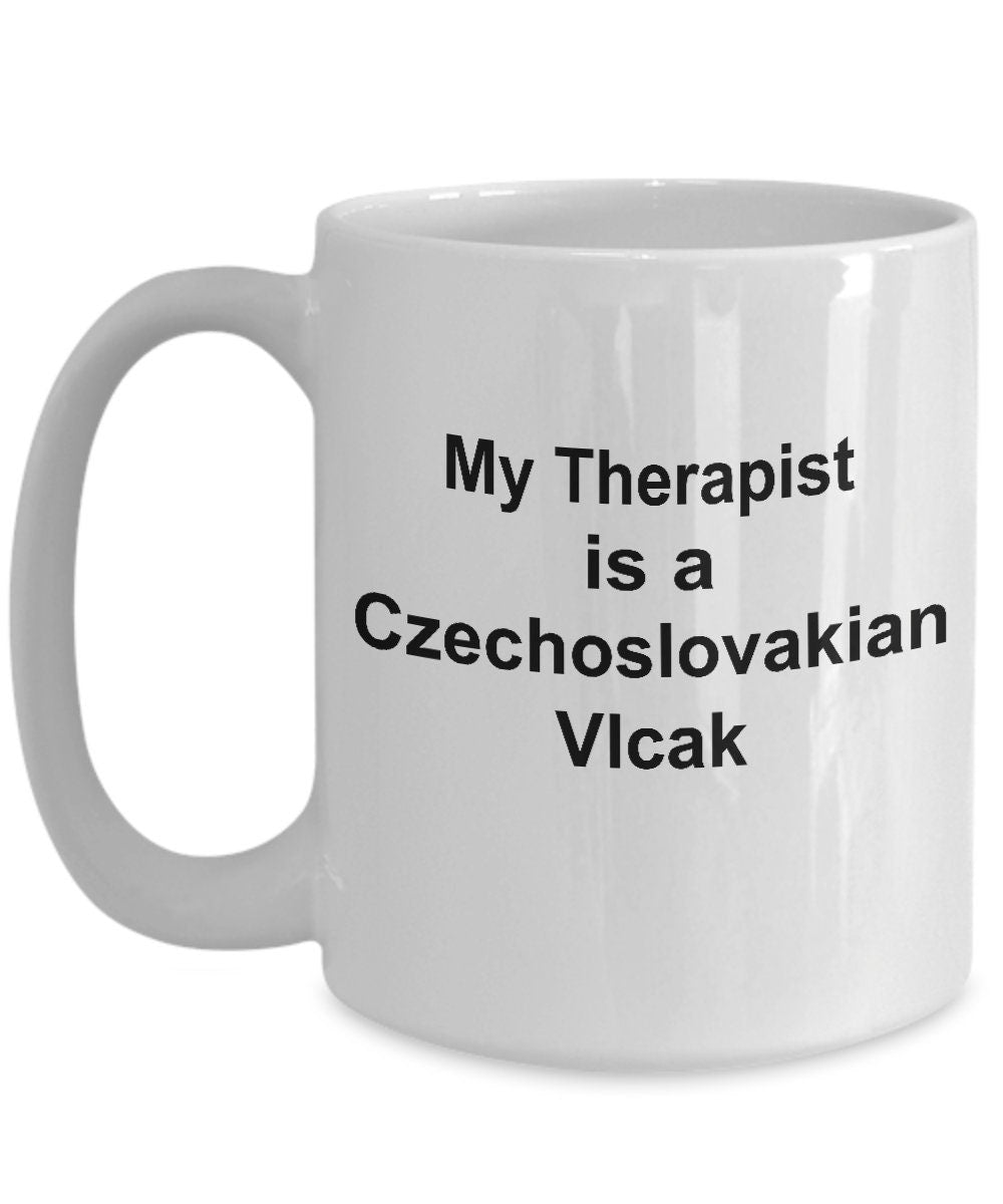 Czechoslovakian Vlcak Dog Therapist Mug - Mallard Moon Gift Shop
